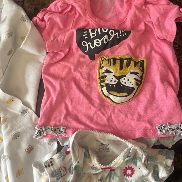 Baby lot 3-9 months girls summer Gerber onesie shirt short dress infant Jordan - Picture 9 of 11